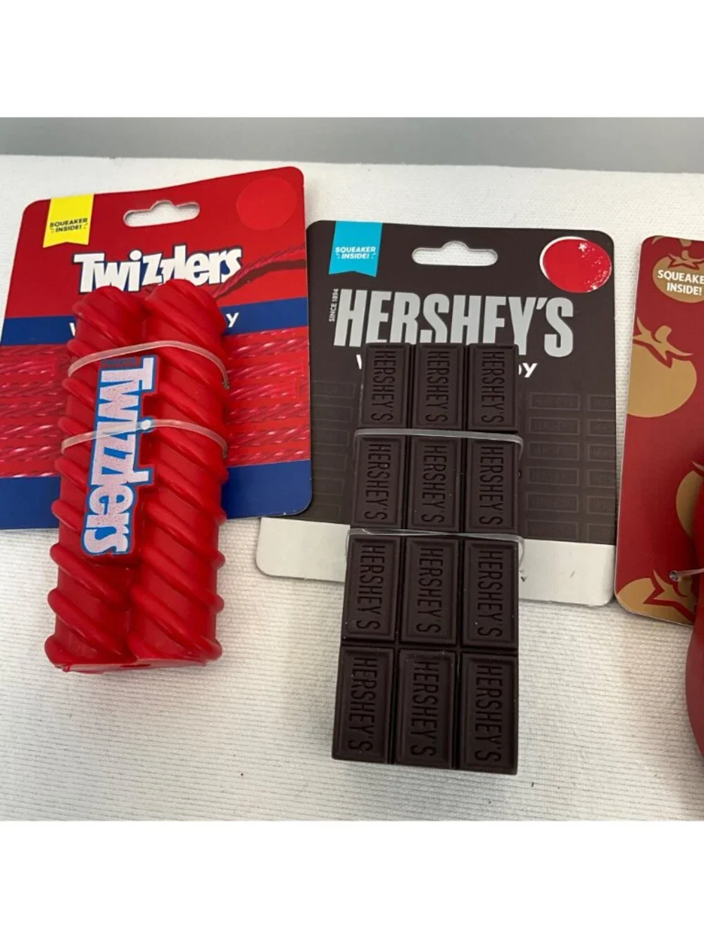 Twizzlers, Hersheys &‎ Heinz Vinyl Dog Toys